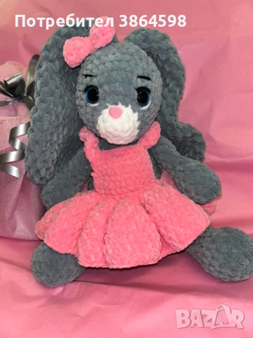 Плетени играчки мече и зайчета, снимка 4 - Плюшени играчки - 53731709