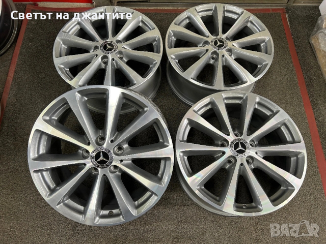 Джанти 17 Цола Mercedes E Klass W211 W212 W213 C Klass W205 W 206 CLA Original , снимка 4 - Гуми и джанти - 53874662