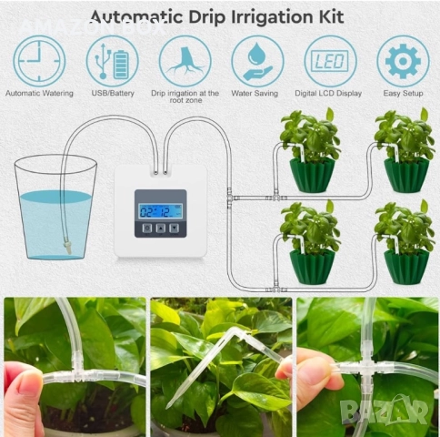 Автоматичен таймер за напояване Landrip, снимка 6 - Напояване - 52361135