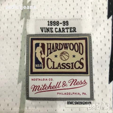 Мъжки потник Mitchell & Ness Vince Carter Toronto Raptors seasons 1998/99 размер XXL, снимка 9 - Спортни дрехи, екипи - 49148355