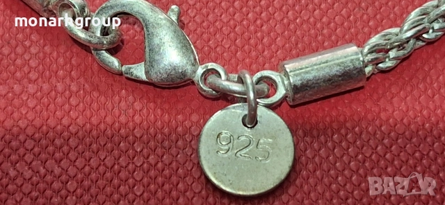 Сребърна гривна, снимка 6 - Гривни - 52655896