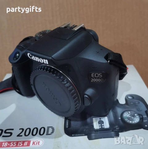 Комплект фотоапарат Canon EOS 2000D с обективи и аксесоари като нов , снимка 9 - Фотоапарати - 53804643