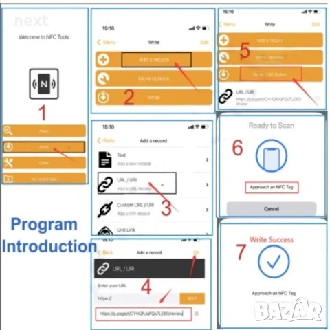 Табела / стойка за Google отзиви с NFC + QR код за ресторант/бизнес, снимка 8 - Рекламни табели - 53754651