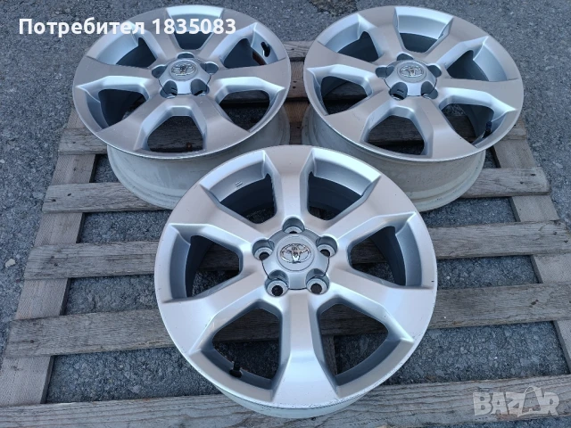 3бр лети джанти 17ки 5х114.3 Toyota, снимка 2 - Гуми и джанти - 51358849