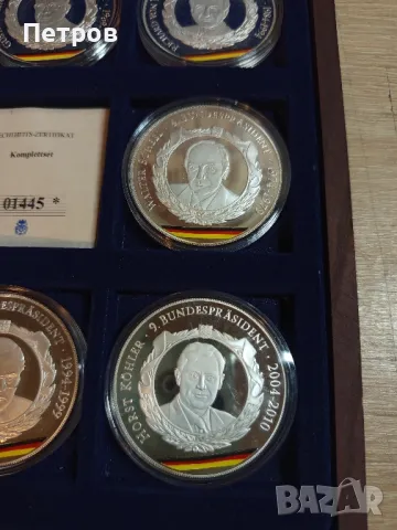 Колекционерски плакети "Президентите на Германия", снимка 2 - Нумизматика и бонистика - 49638569