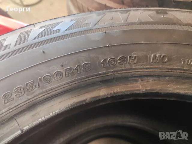 4бр.зимни гуми 235/60/18 Bridgestone, снимка 4 - Гуми и джанти - 49598991