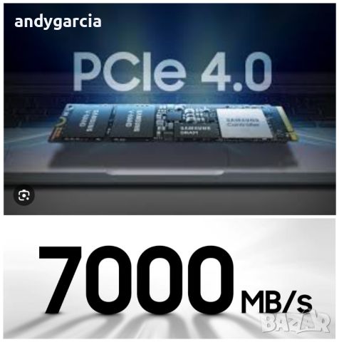 1TB SSD Samsung 1024GB NVME PM9A1 TLC V6 m.2 PCI-E 4.0 x 4 Read 7000 MB/s Write 5100 MB/s диск, снимка 1 - Твърди дискове - 45541512