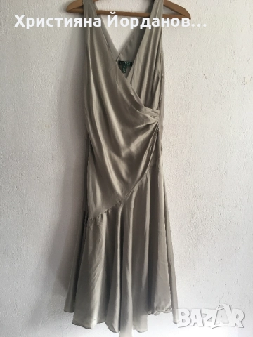 Копринена рокля Ralph Lauren 