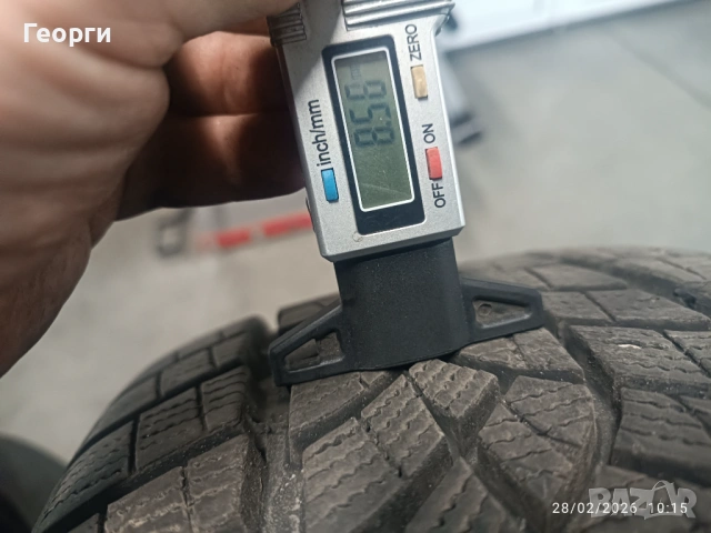 4бр.зимни гуми 225/50/17 Goodyear, снимка 2 - Гуми и джанти - 53665687