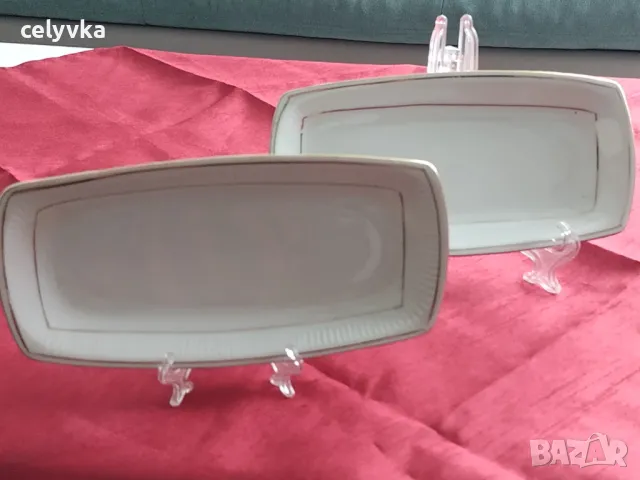 Порцеланови чинии за салати и мезета - бъларски Изида