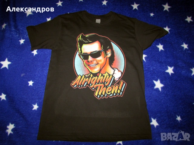 Тенистка с Джим Кери Ейс Вентура, снимка 2 - Тениски - 53439417