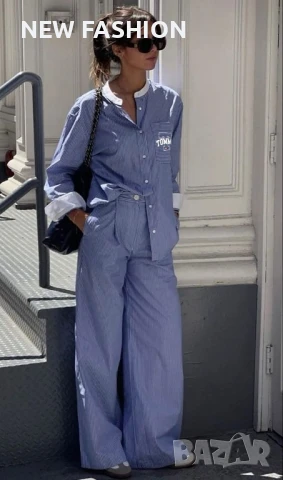 Дамски Памучни Комплекти - лого Бродирано ✨ Tommy Hilfiger , снимка 3 - Комплекти - 51419340