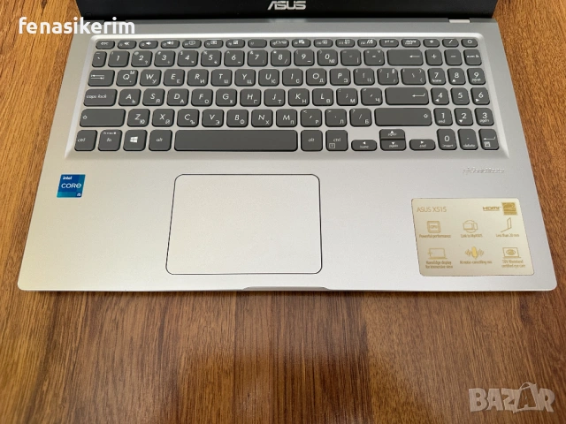 15.6' Full HD IPS Core i5-1135G7 Asus X515E 12GB DDR4/512GB NVMe/Win 11/Iris Xe/Бат 6ч, снимка 7 - Лаптопи за работа - 53798946