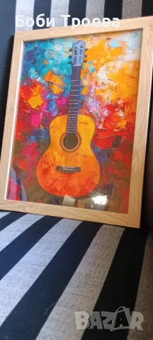 Модерен Креативен Музикален Дизайн С Дъга,, снимка 2 - Картини - 50304168