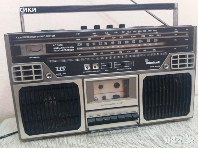 Радиокасетофон ITT Interfunk., снимка 6 - Радиокасетофони, транзистори - 53535312