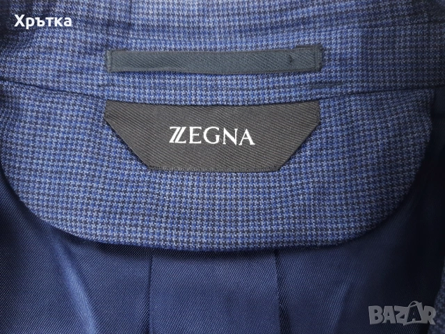 Z Zegna - Оригинално мъжко сако размер размер 52 / L, снимка 6 - Сака - 53125641