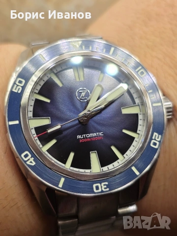Zelos Swordfish V2 300m Diver Midnight Blue Limited Edition, снимка 7 - Мъжки - 53496058