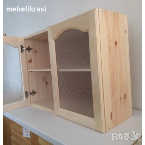 Горен кухненски шкаф 80/30/60-Масив/ЧАМ/, снимка 4 - Шкафове - 40979187