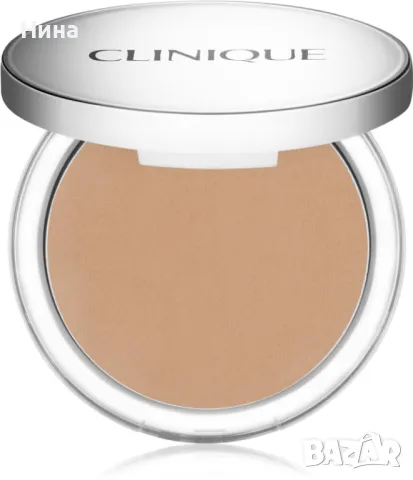 CLINIQUE Stay - MATTE  sheer PRESSED POWDER компактна пудра, Honey 04 , снимка 5 - Декоративна козметика - 47208973