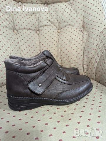 дамски боти естествена кожа , снимка 2 - Дамски боти - 52450143