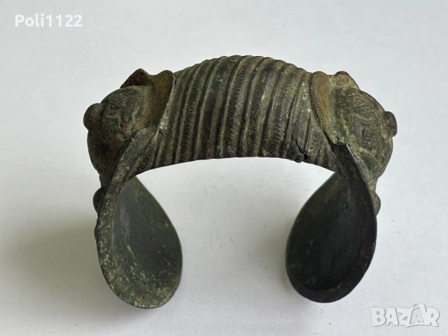 Възрожденска гривна рогатка, снимка 3 - Антикварни и старинни предмети - 51745409