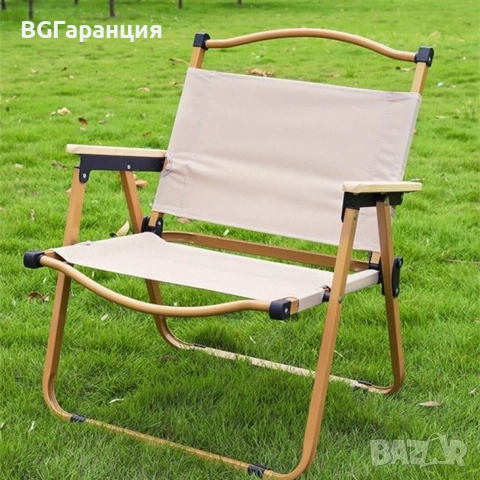 Сгъваем къмпинг стол с метална конструкция, снимка 5 - Други стоки за дома - 52257194