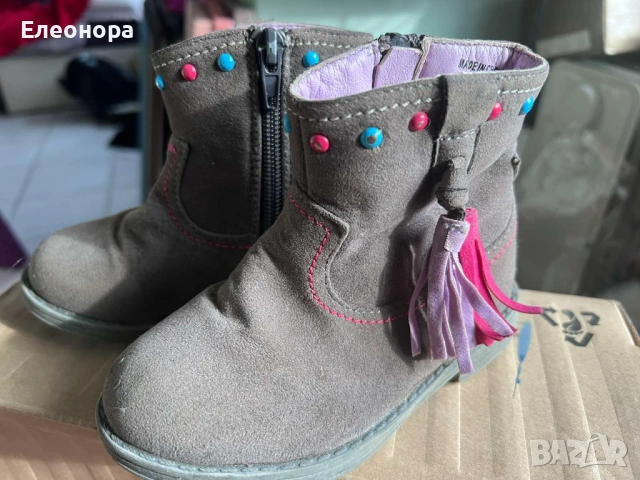 детски велурени боти за момиченце