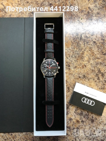 Спортен оригинален часовник AUDI SPORT, снимка 6 - Мъжки - 53951668