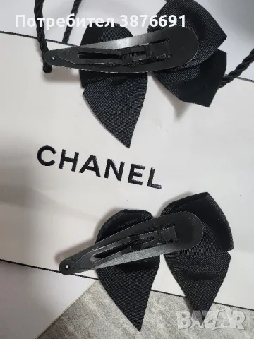 Елегантни шноли за коса Chanel панделки , снимка 5 - Аксесоари за коса - 48146097