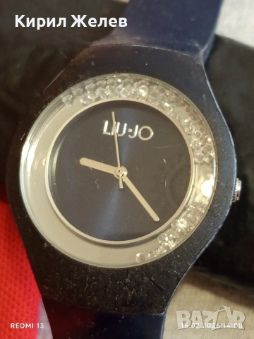 Елегантен дизайн дамски часовник Liu - Jo силиконова каишка много красив 51834