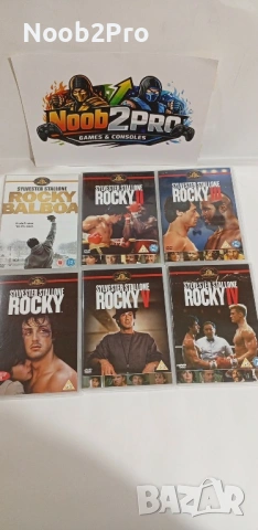 Пълна колекция Rocky (6 филма) на DVD – Перфектно състояние! 