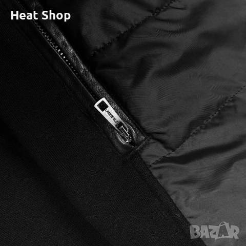 Мъжко яке Karl Lagerfeld Quilted Hybrid Jacket, снимка 3 - Якета - 53767745