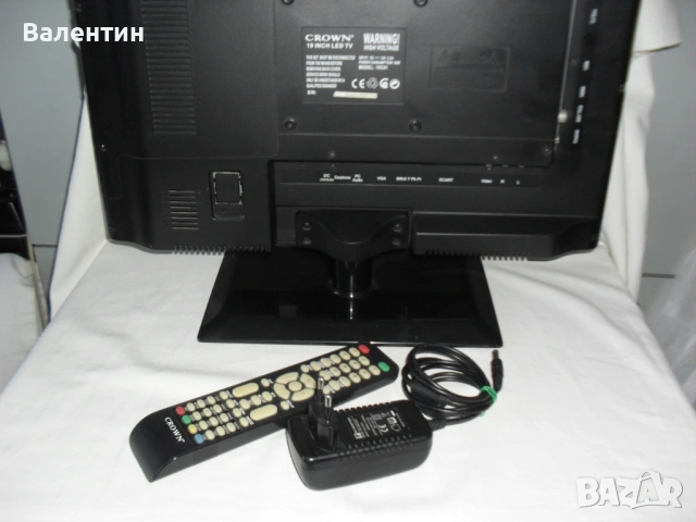 TV CROWN LED-19C01 на 12v и 220v , снимка 8 - Телевизори - 53810646