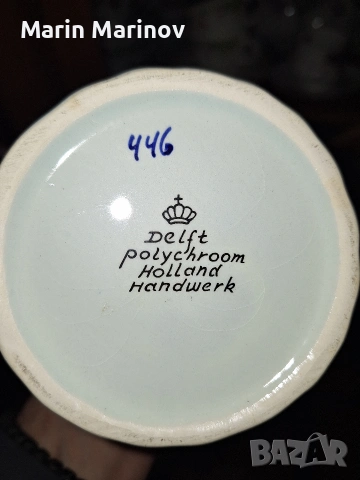 Порцеланови вази Делфт , снимка 5 - Антикварни и старинни предмети - 53620326