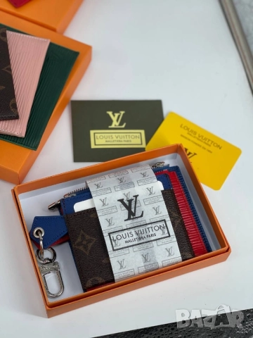 визитник от естествена кожа gucci louis vuitton , снимка 14 - Портфейли, портмонета - 51447651