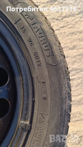 железни джанти 5х100 16 цола с гуми, снимка 3 - Гуми и джанти - 52234834