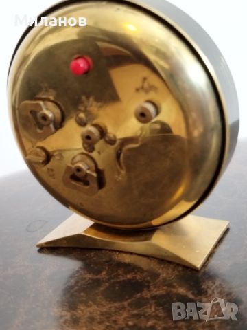 Стар механичен будилник, настолен часовник, снимка 6 - Антикварни и старинни предмети - 46416812