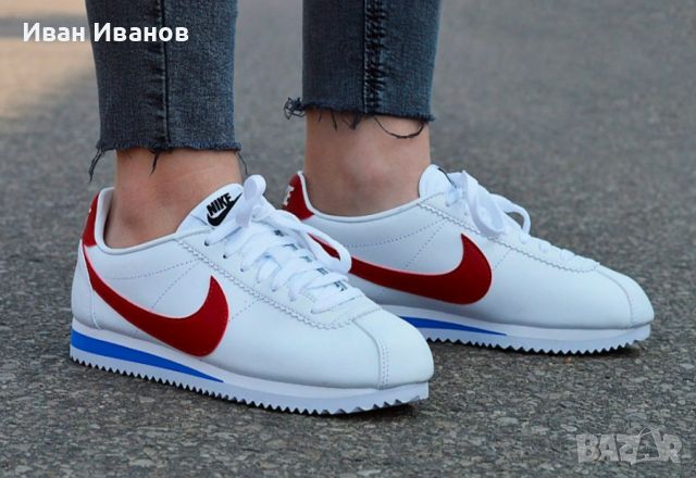 Nike Classic Cortez кожени маратонки номер 36-36,5, снимка 1 - Маратонки - 46059326