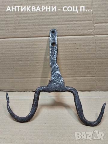 Стар Кован Ченгел За Дране На Животни, Стара Кована Кука. / НОМЕР 1747., снимка 6 - Антикварни и старинни предмети - 53967506