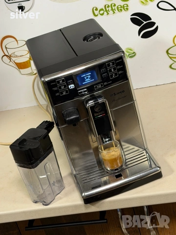 Кафемашина кафе автомат Saeco PicoBarista с гаранция, снимка 6 - Кафемашини - 53753107