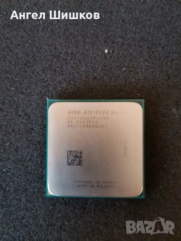 AMD A10-9700 AD9700AGM44AB 3500MHz 3800MHz(turbo) L2-6MB TDP-65W Socket AM4, снимка 1 - Процесори - 47165737