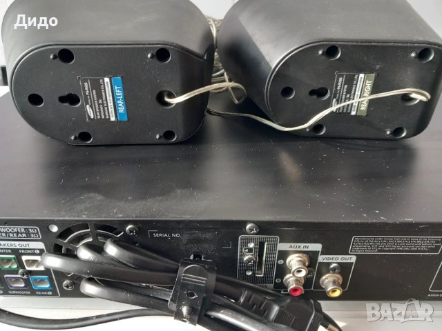 Система за домашно кино Samsung HT-X20, снимка 6 - Плейъри, домашно кино, прожектори - 53424743