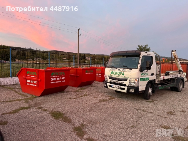 Контейнер за строителни отпадъци под наем , снимка 2 - Кърти, чисти, извозва - 51545745