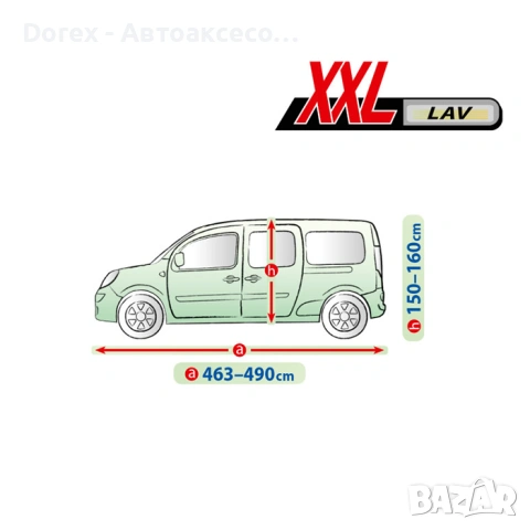 Покривало за МПС Kegel Mobile LAV - различни размери, снимка 8 - Аксесоари и консумативи - 53658146