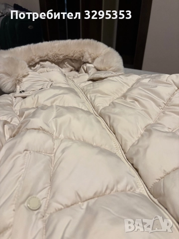 Bershka яке с пух на качулката – размер XS, 55 лв, снимка 3 - Якета - 51647962