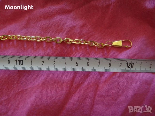Нова дълга златиста верижка/дръжка за чанта или друг аксесоар, снимка 6 - Чанти - 52639093