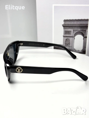 слънчеви очила Louis Vuitton с ув защита,кутия , калъф и кърпичка на марката , снимка 8 - Слънчеви и диоптрични очила - 54215355