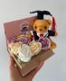 Аранжирани сапунени рози в кутии букет в кутия подарък цветя, снимка 1 - Декорация за дома - 45495822