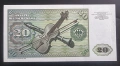 Германия.
ФРГ.20 дойче марки.
1980 г. Много добра на вид банкнота., снимка 2
