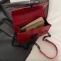 Дамска червена чанта, снимка 5